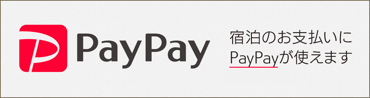 PayPayが使えます